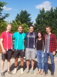 joel with students